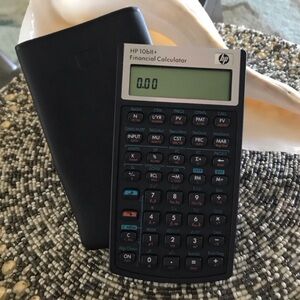 HP 10bII+ Financial Calculator and Case